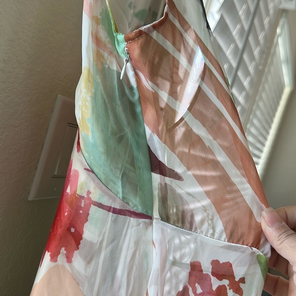 NWT Antonio Melani x M.G. Style Mal Paint Streak Maxi Dress - Picture 13 of 13